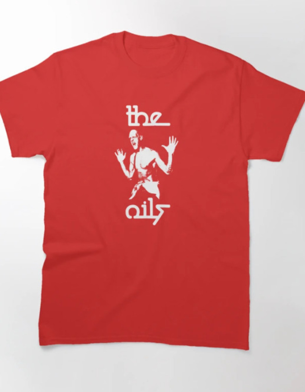 The Oils White Stencil 2 Classic T Shirt Red